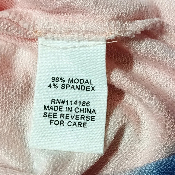 Adyson Parker oversized multi color soft drop shoulder top size small - Picture 6 of 6